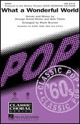 What a Wonderful World SAB choral sheet music cover